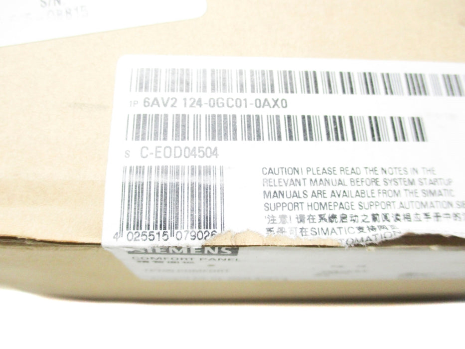 SIEMENS 6AV2124-0GC01-0AX0 NSMP