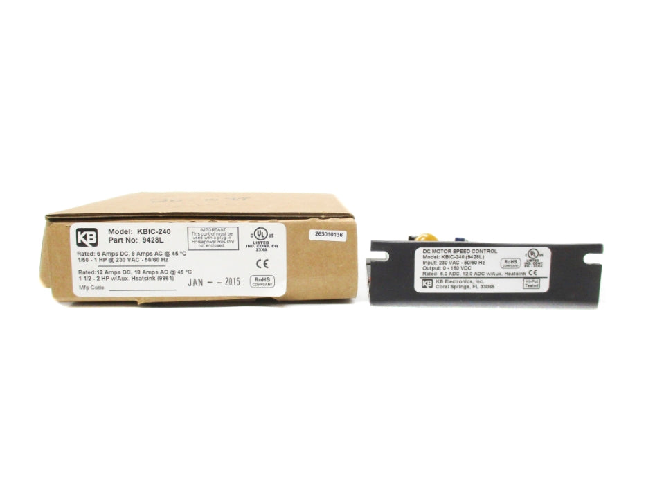 KB ELECTRONICS KBIC-240 (9428L) 230VAC NSMP