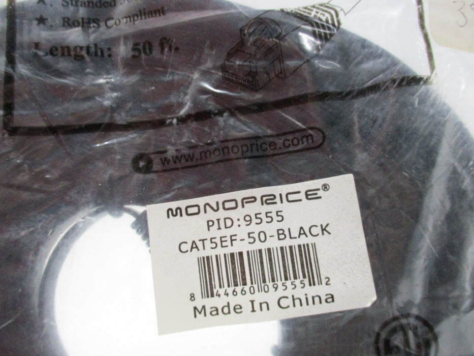 MONOPRICE CAT5EF-50-BLACK NSMP