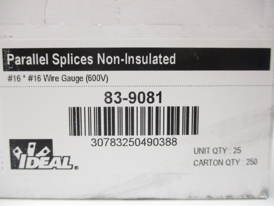 IDEAL 83-9081 (PKG OF 25) NSMP