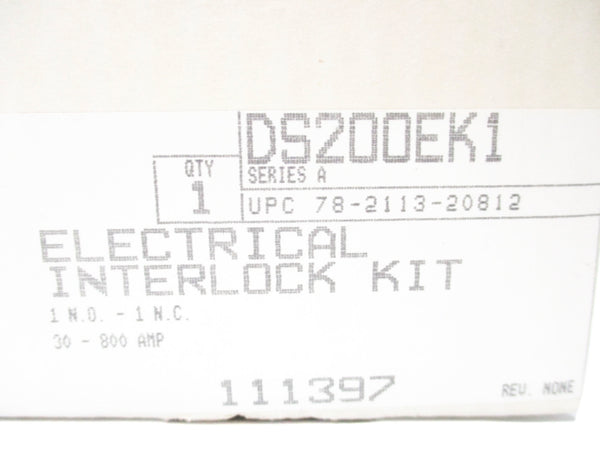 CUTLER HAMMER DS200EK1 SER. A NSMP