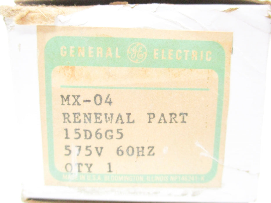 GENERAL ELECTRIC 15D6G5 NSMP