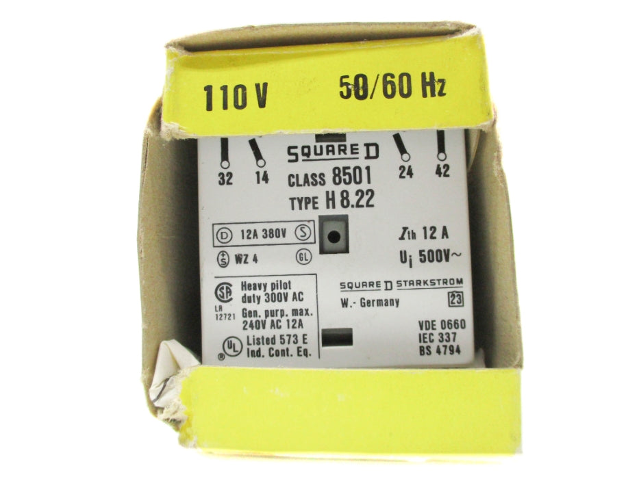 SQUARE D 8501H8.22 12A 500V NSMP
