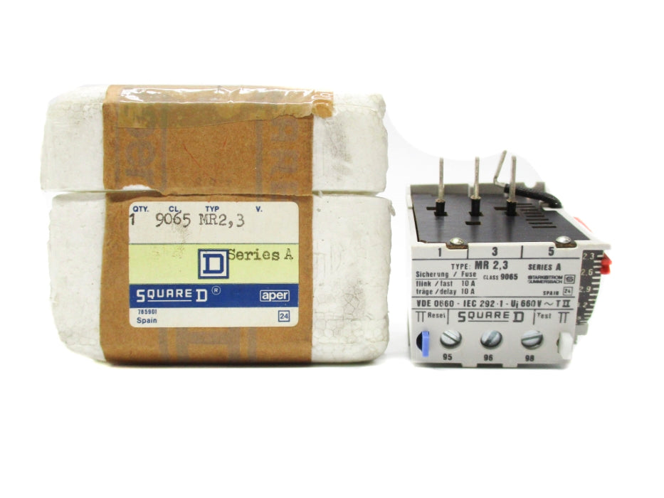 SQUARE D 9065MR2,3 SER. A 10A 660V NSMP