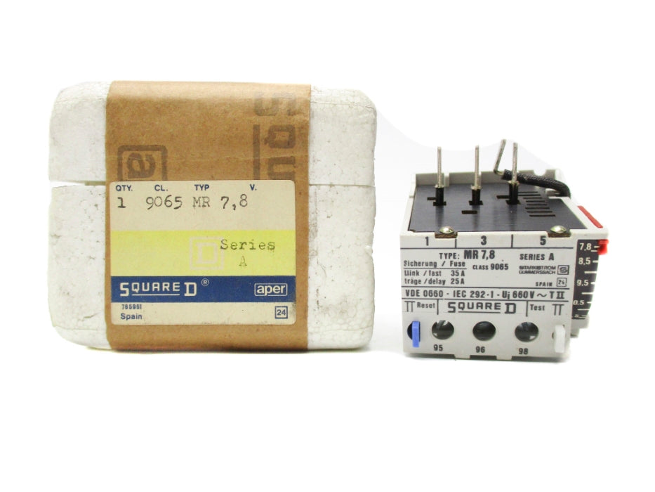SQUARE D 9065MR7,8 SER. A 35A 660V NSMP