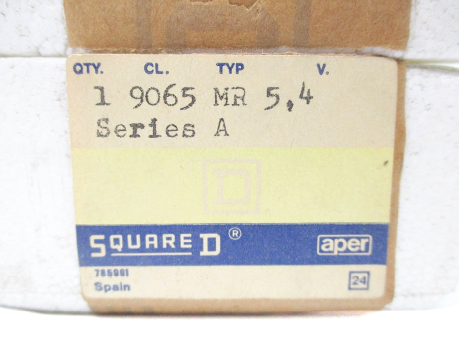 SQUARE D 9065MR5,4 SER. A 20A 660V NSMP