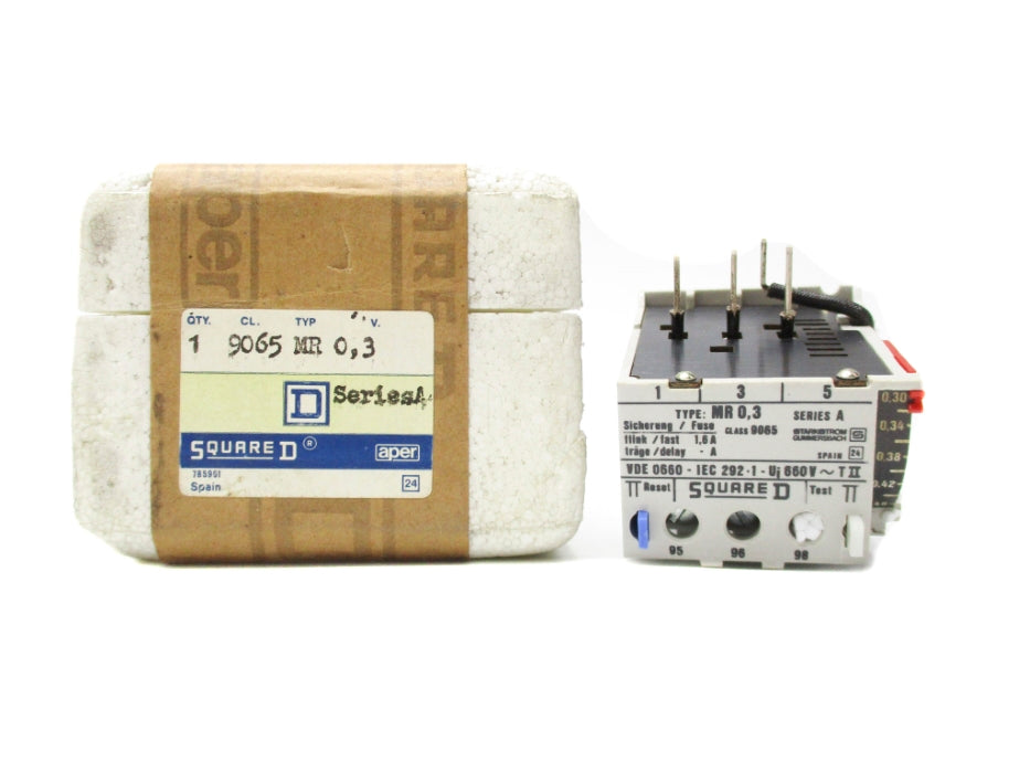 SQUARE D 9065MR0,3 SER. A 1.6A 660V NSMP