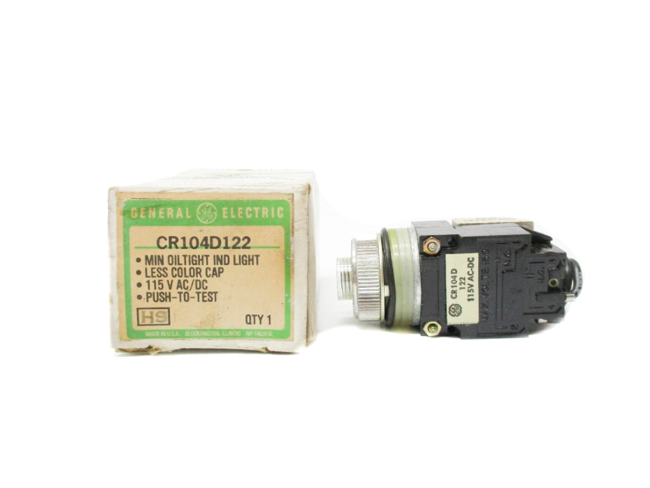 GENERAL ELECTRIC CR104D122 115VAC/DC (NO BULB) NSMP