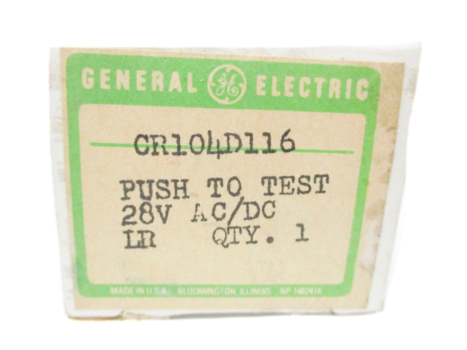 GENERAL ELECTRIC CR104D116 NSMP