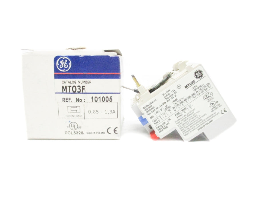 GENERAL ELECTRIC MT03F 0.85-1.3A NSMP