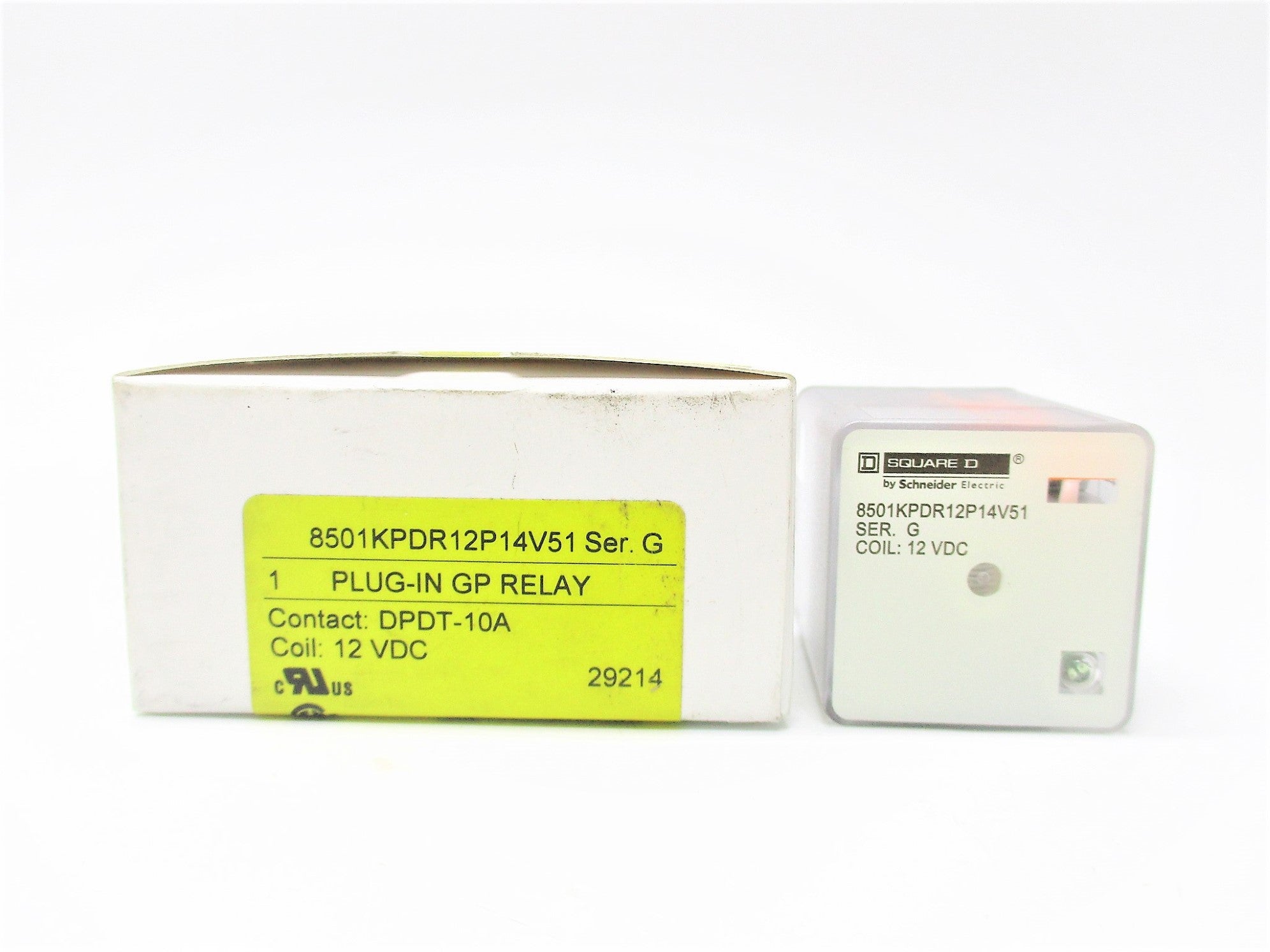 SQUARE D 8501KPDR12P14V51 SER. G 12VDC NSMP