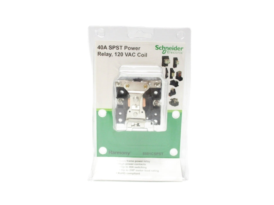 SCHNEIDER ELECTRIC 8501CSPST 40A 120VAC NSMP