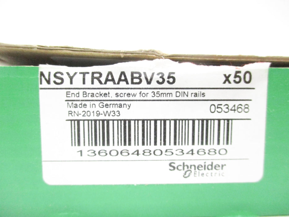 SCHNEIDER ELECTRIC NSYTRAABV35 (PKG OF 50) NSMP