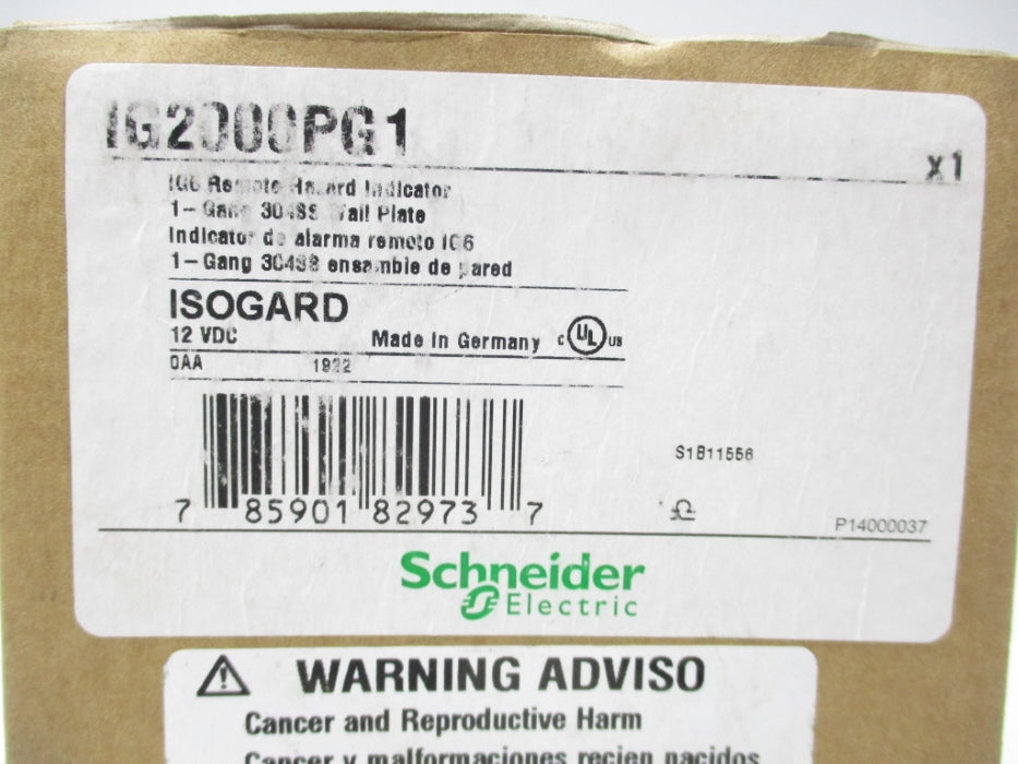 SCHNEIDER ELECTRIC IG2000PG1 NSMP