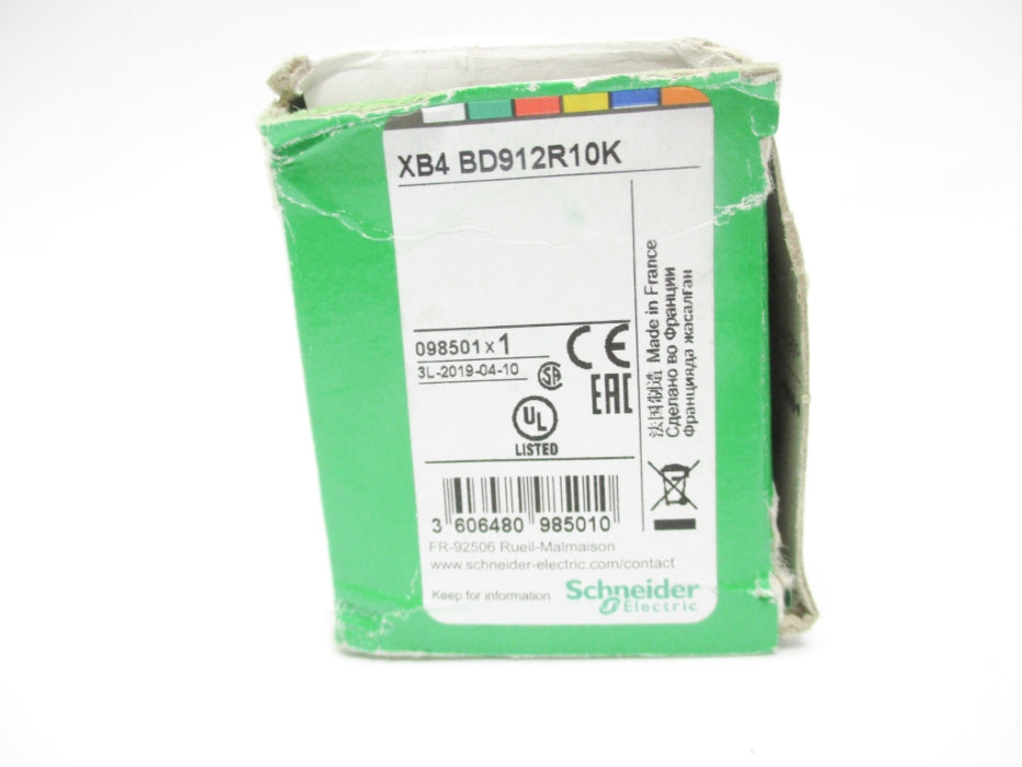 SCHNEIDER ELECTRIC XB4BD912R10K NSMP
