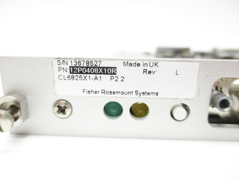 FISHER ROSEMOUNT CL6825X1-A1 12P0408X10R REV. L NSNP