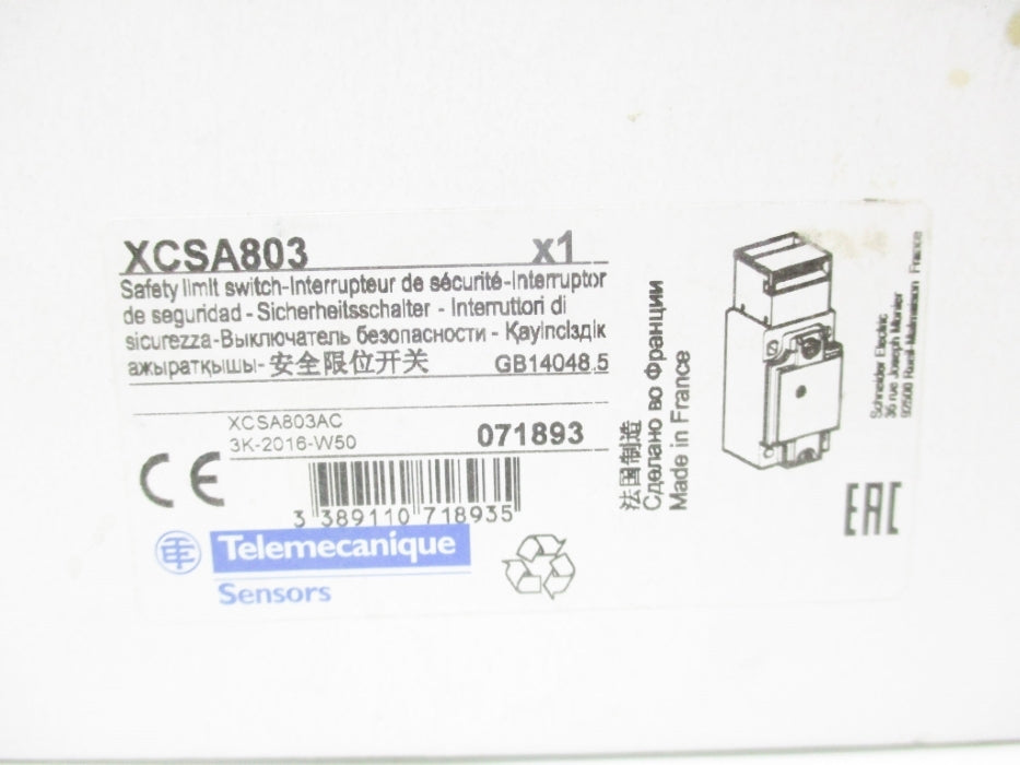 TELEMECANIQUE XCSA803 NSMP