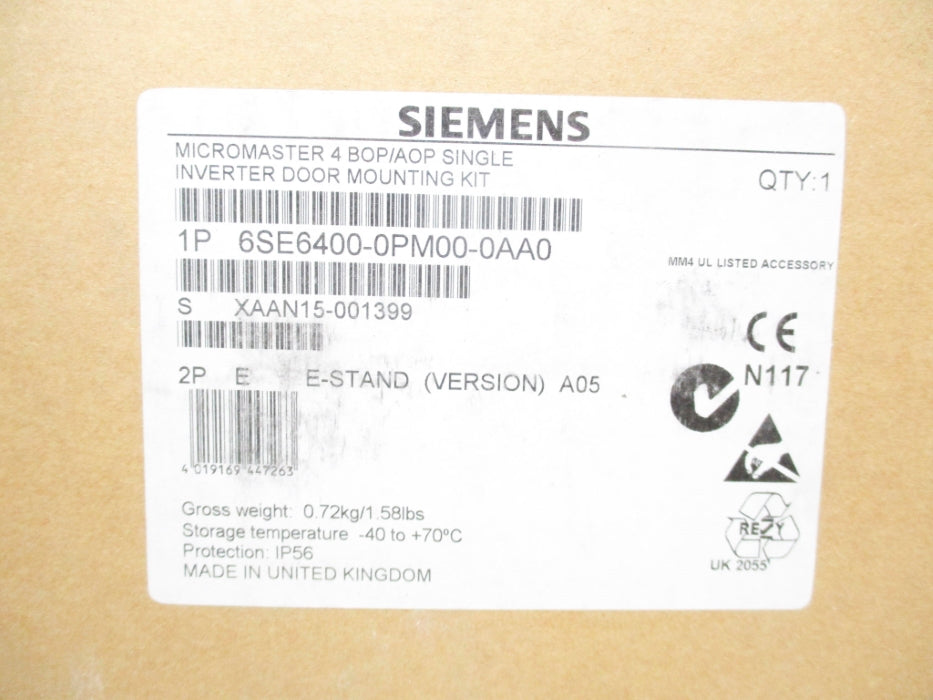 SIEMENS 6SE6400-0PM00-0AA0 NSMP