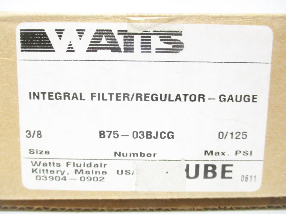WATTS B75-03BJCG 150PSI NSMP