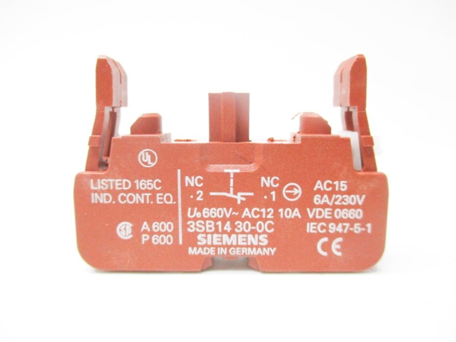 SIEMENS 3SB1430-0C 230V 6A NSNP