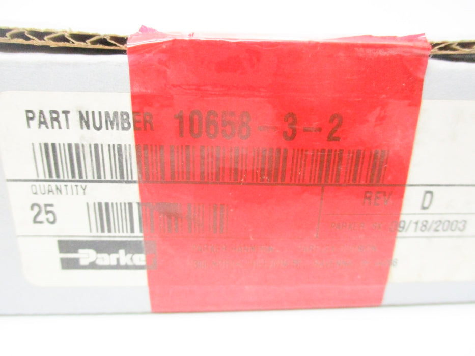 PARKER 10658-3-2 (PKG OF 25) NSMP