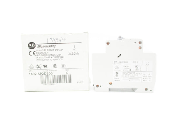 ALLEN BRADLEY 1492-SP2D200 SER. C 415VAC 20A NSMP