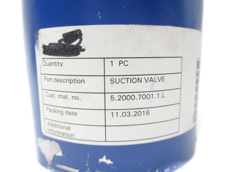 VALVE 5.2000.7001.1.L NSMP
