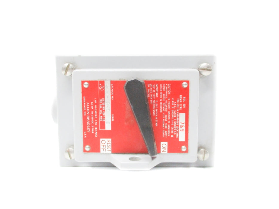 ALLEN BRADLEY 600-TEX5 SER. D 115-230VAC NSNP