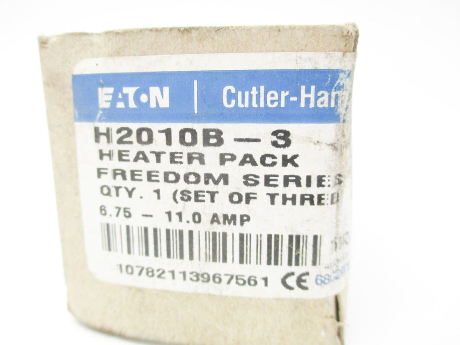 CUTLER HAMMER H2010B-3 6.75-11.0A (PKG OF 3) NSMP