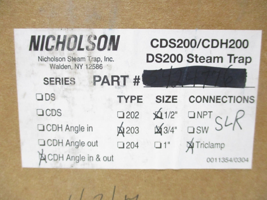 NICHOLSON CDH203 NSMP