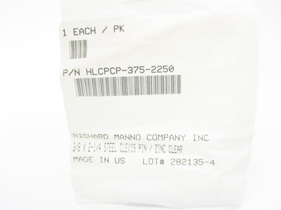 RICHARD MANNO COMPANY HLCPCP-375-2250 NSMP
