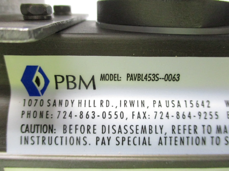 PBM PAVBL453S--0063 NSNP