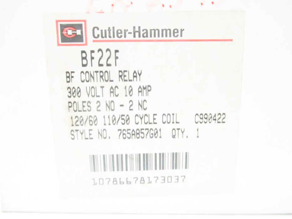 CUTLER HAMMER BF22F 110-120V 10A NSMP