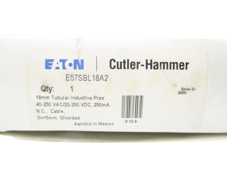 CUTLER HAMMER E57SBL18A2 SER. G1 40-240VAC NSMP