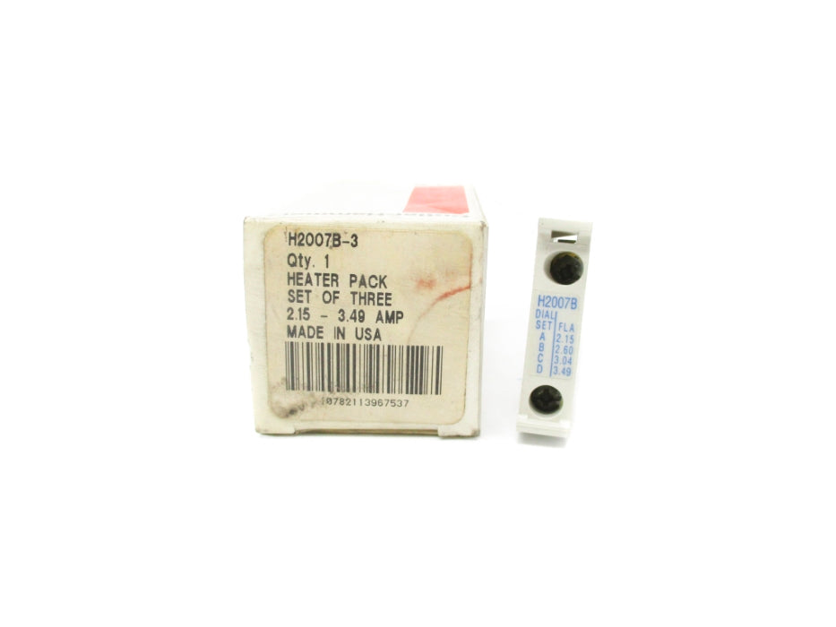 CUTLER HAMMER H2007B-3 2.15-3.49A (PKG OF 3) NSMP