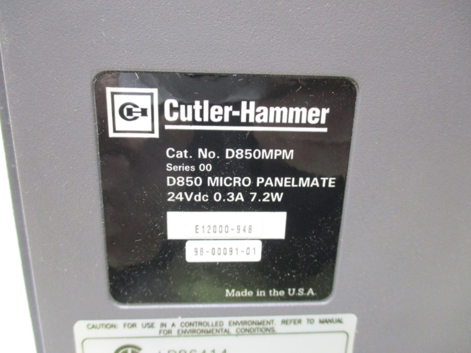 CUTLER HAMMER D850MPM SER. 00 NSMP