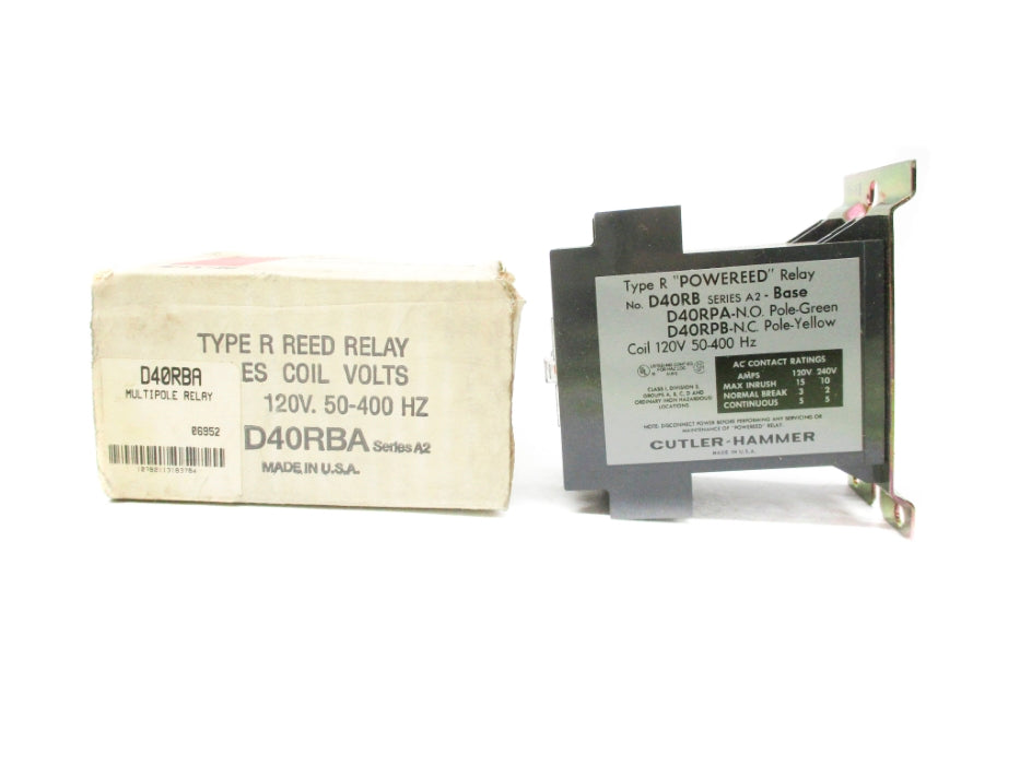 CUTLER HAMMER D40RBA SER. A2 120V NSMP
