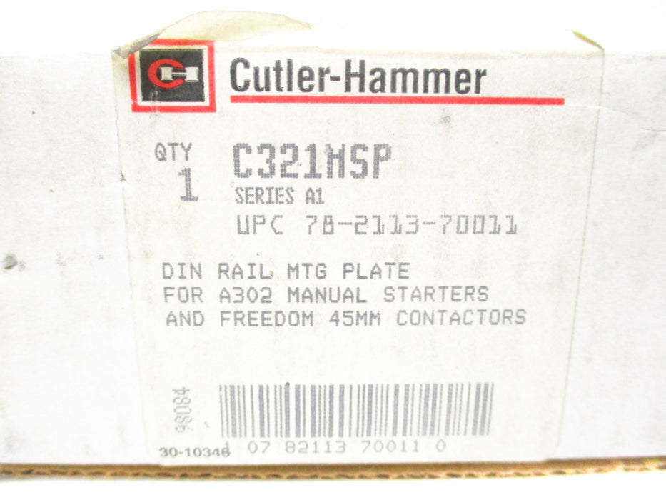 CUTLER HAMMER C321MSP SER. A1 NSMP
