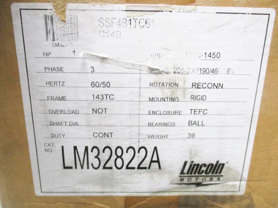 LINCOLN LM32822A NSMP