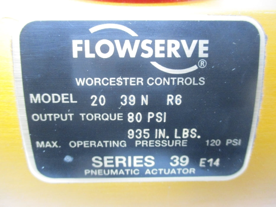FLOWSERVE 2039NR6 SER. 39 120PSI NSNP