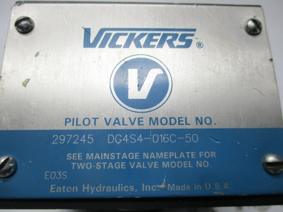 VICKERS DG4S4-016C-50 297245 (AS PICTURED) UNMP