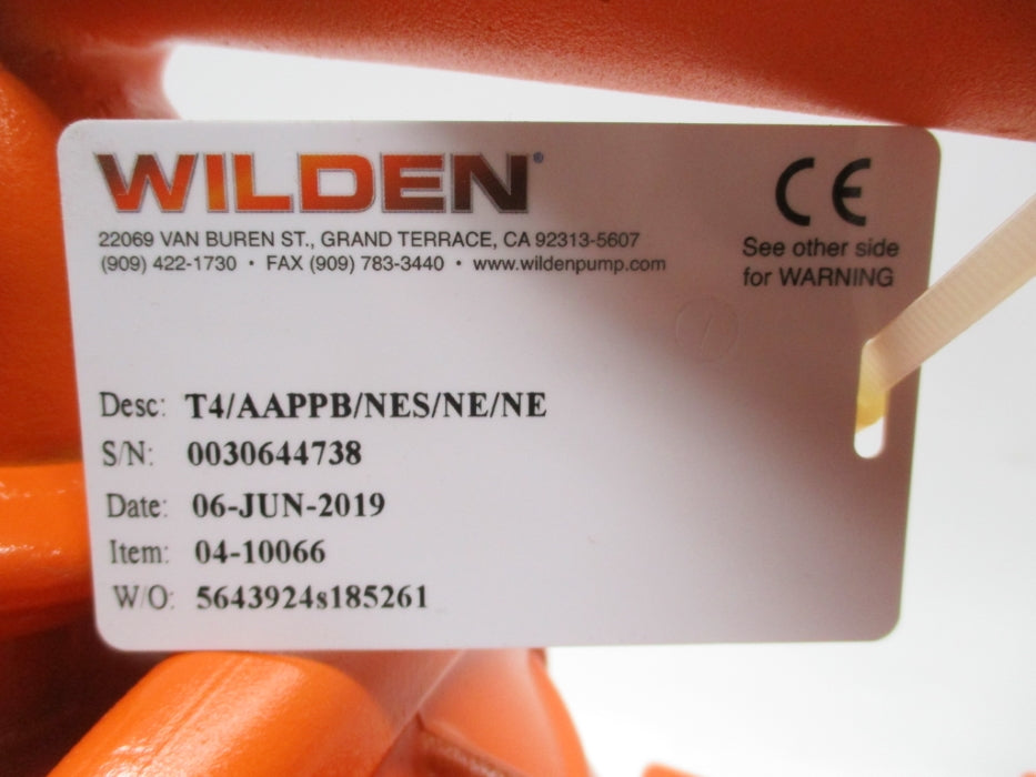 WILDEN T4/AAPPB/NES/NE/NE NSNP