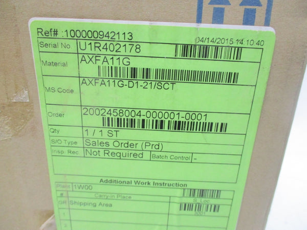 YOKOGAWA AXFA11G-D1-21 NSMP