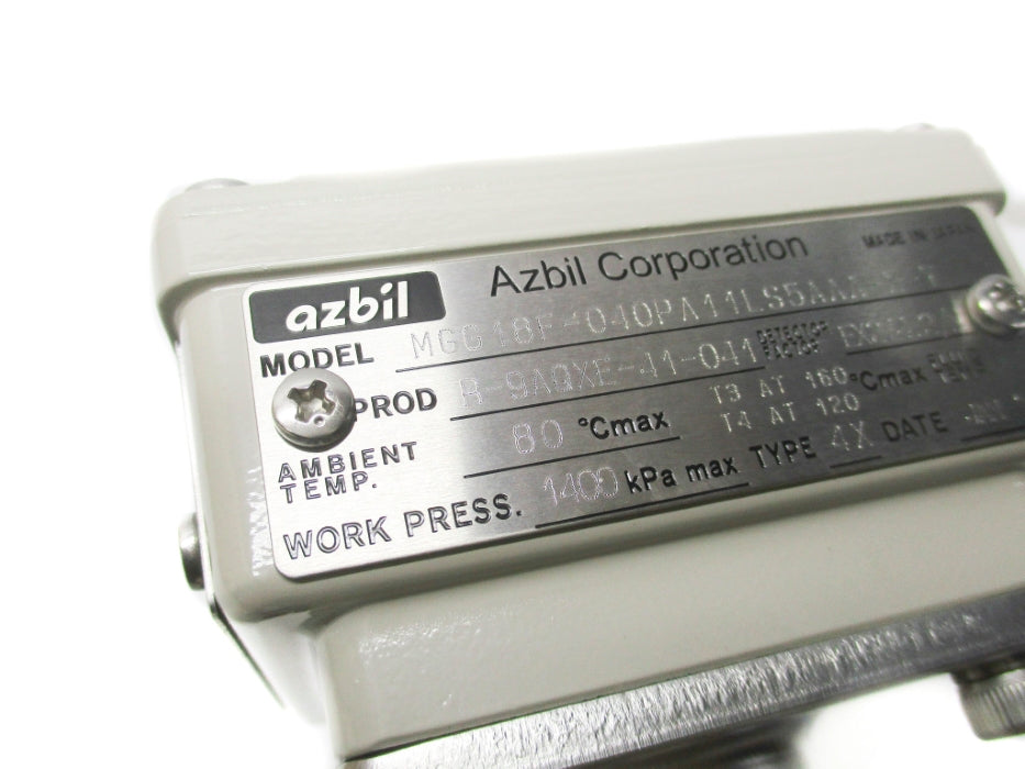 AZBIL MGG18F-040PA11LS5AAA-X-Y NSMP