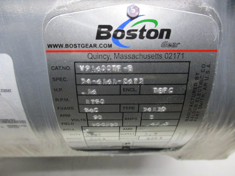 BOSTON GEAR V91600TF-B NSMP