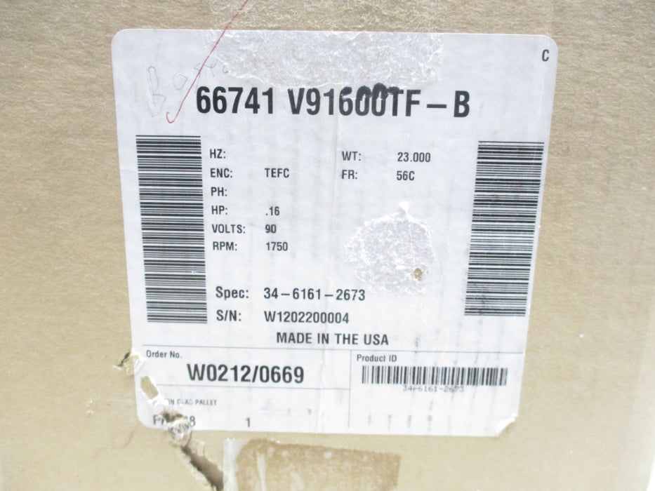 BOSTON GEAR V91600TF-B NSMP