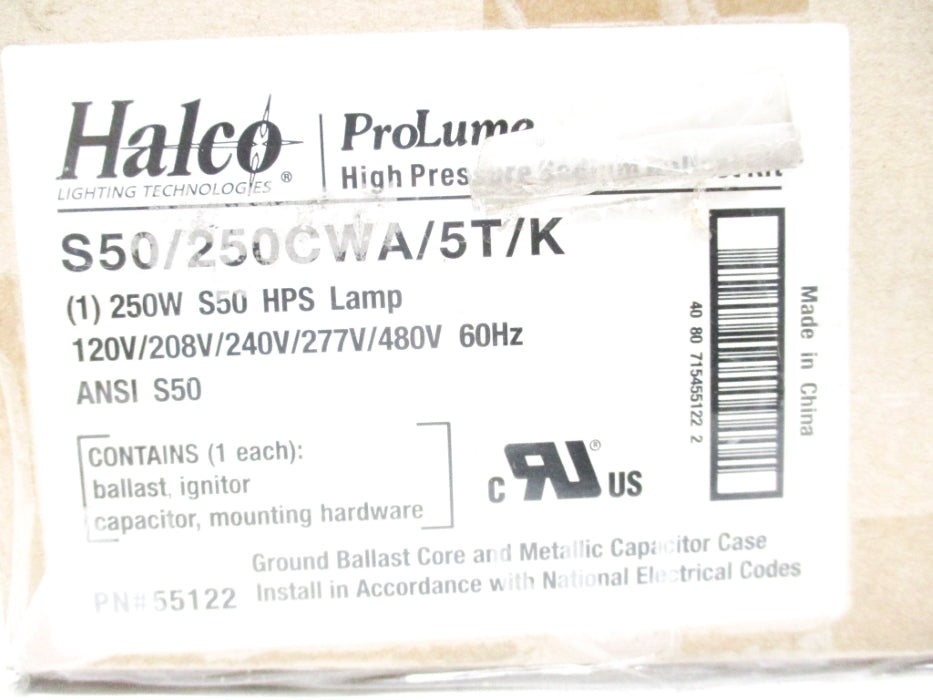 HALCO S50/250CWA/5T/K NSMP