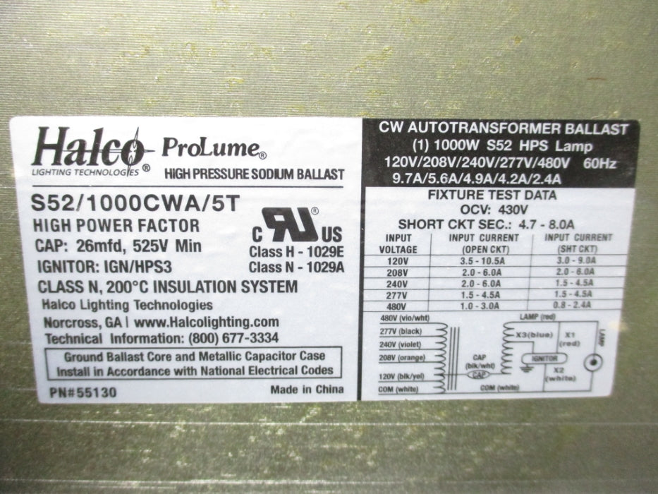 HALCO S52/1000CWA/5T NSMP