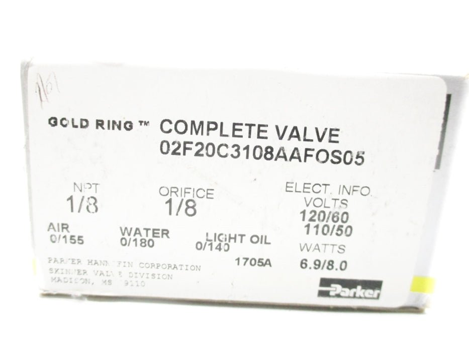 PARKER 02F20C3108AAFOS05 120V NSMP