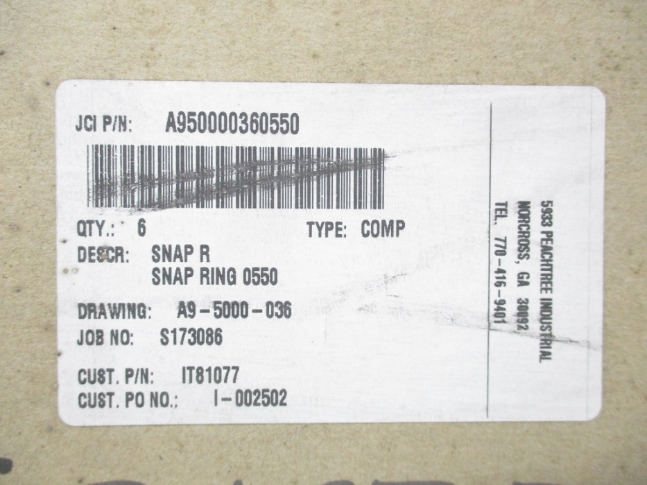 SPARE PART IT81077 (PKG OF 6) NSMP